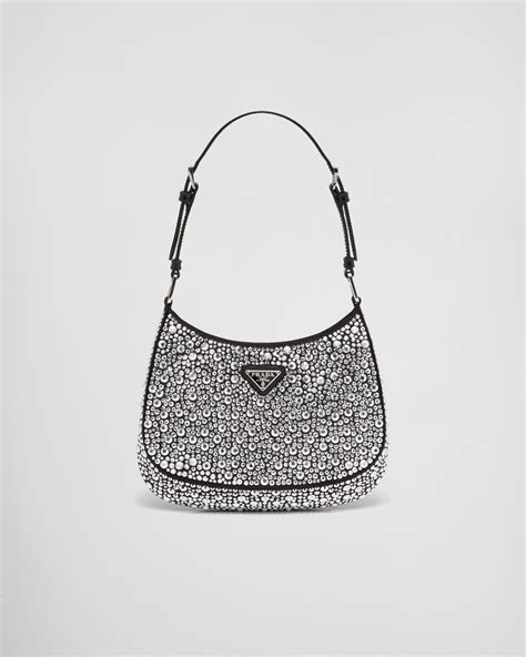 borsa prada cristal|Prada Cleo Satin Bag With Crystals.